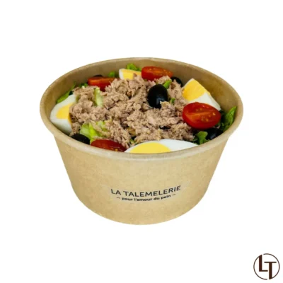 Salade au Thon œuf & olives dans Snacking, Salades à la boulangerie pâtisserie La Talemelerie