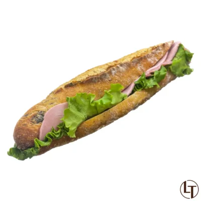 Sandwich au Jambon & salade dans Snacking, Sandwichs à la boulangerie pâtisserie La Talemelerie